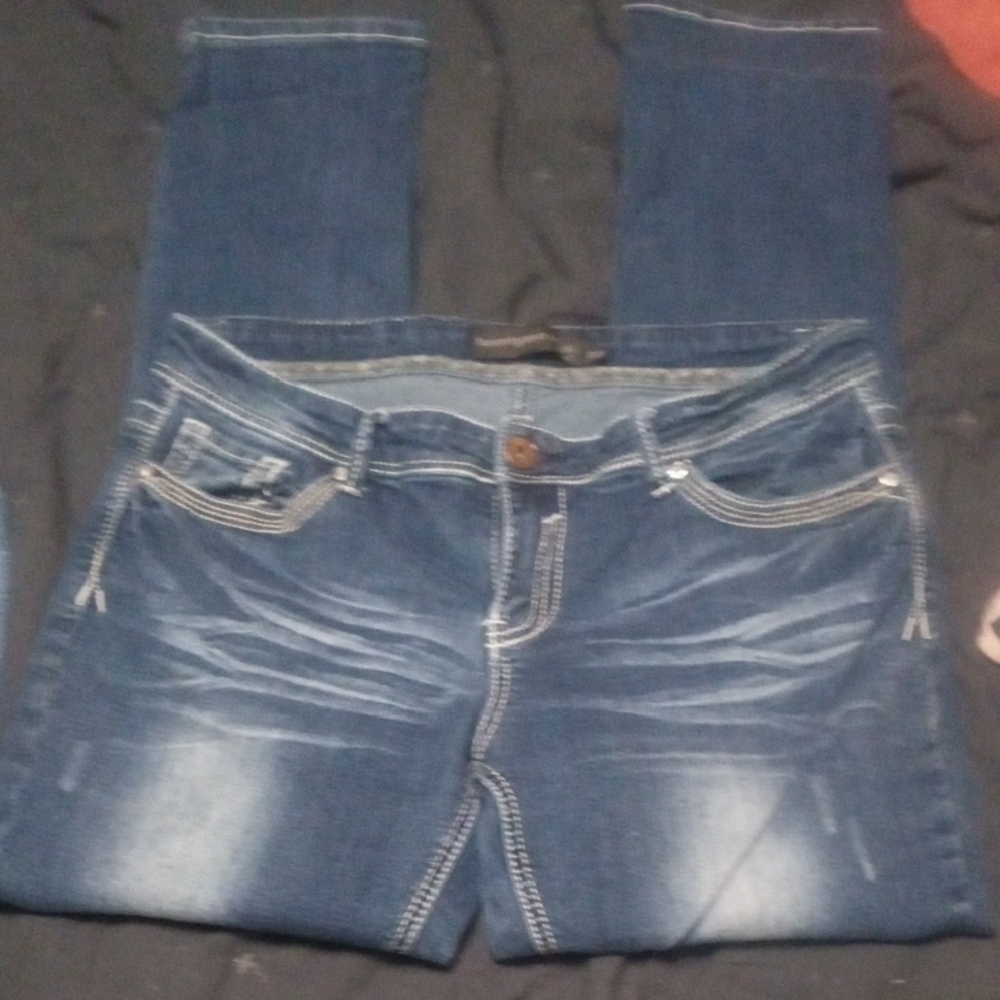 Classic Blue Boot Cut Jeans for Women